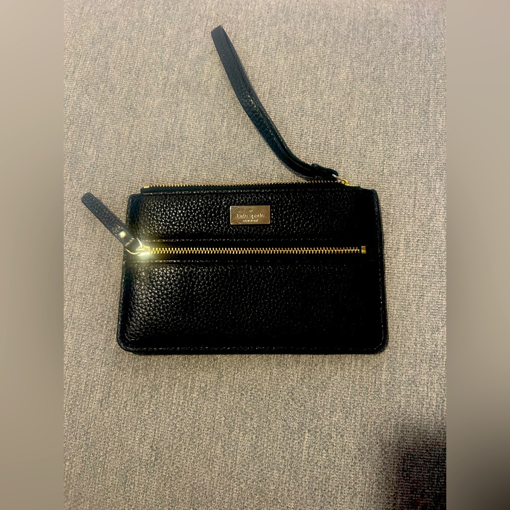 Black Wristlet Clutch by Kate Spade
